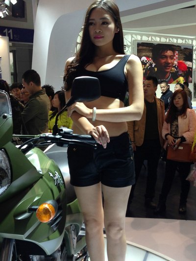 宅男带你逛2014重庆摩托车展 多图杀猫