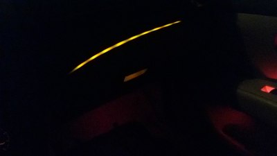 瞎折腾的方向盘改色及最新版内饰灯光作业(东