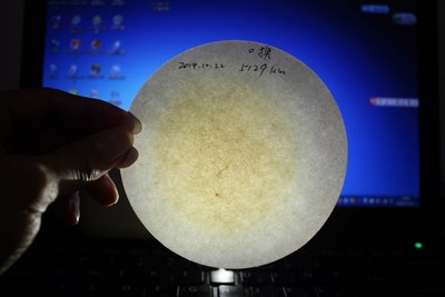 求鉴定机油定性滤纸测试结果