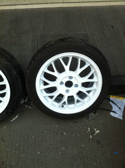 出一套日本铸造正品16寸 带韩泰K415 205-45