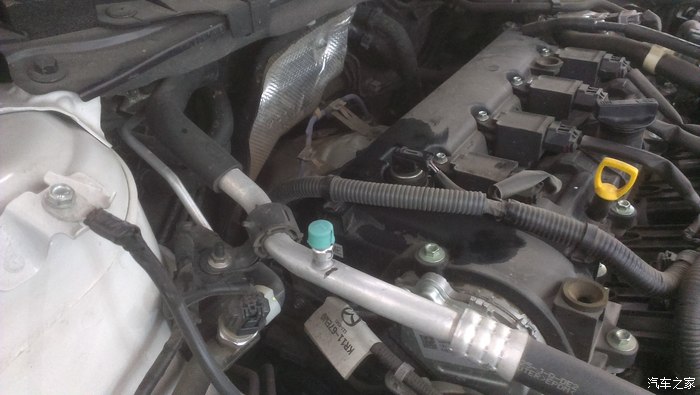【图】马自达CX-5发动机漏油开了缸盖排气管