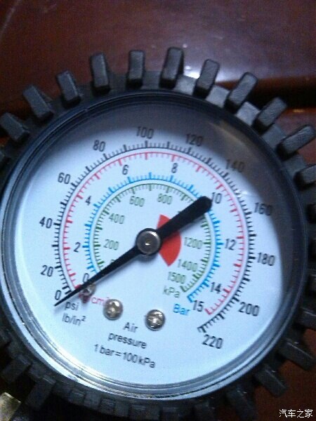 这个气压表怎么读数啊?