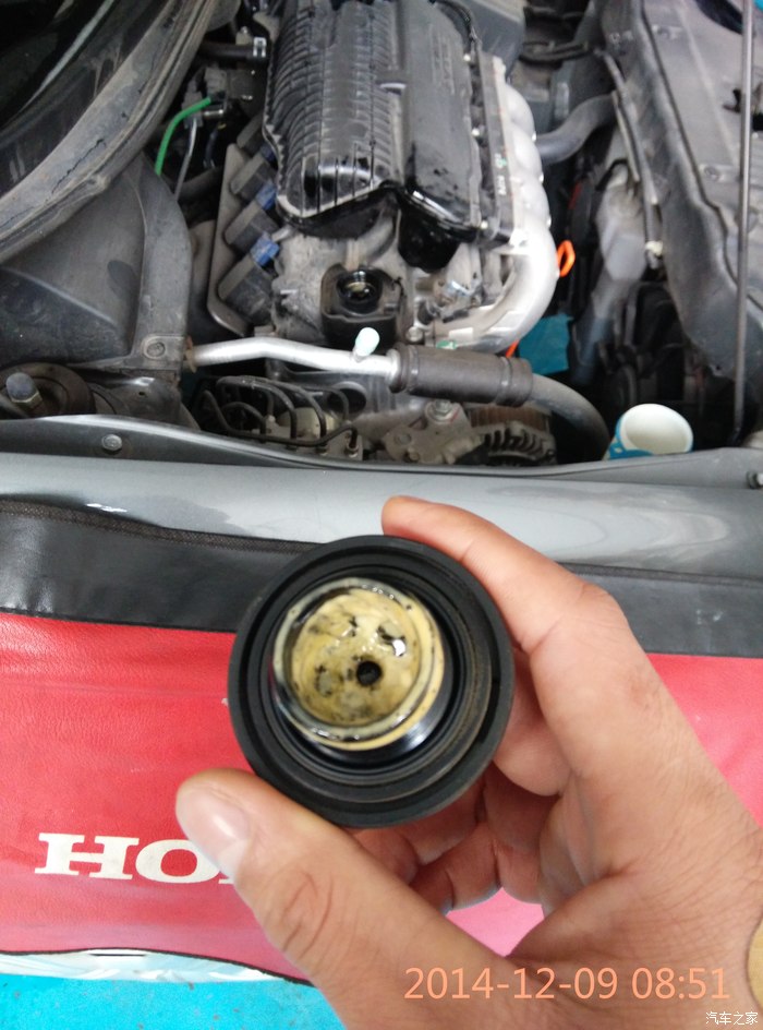 【图】机油乳化怎么回事啊!在线等,保养中发现