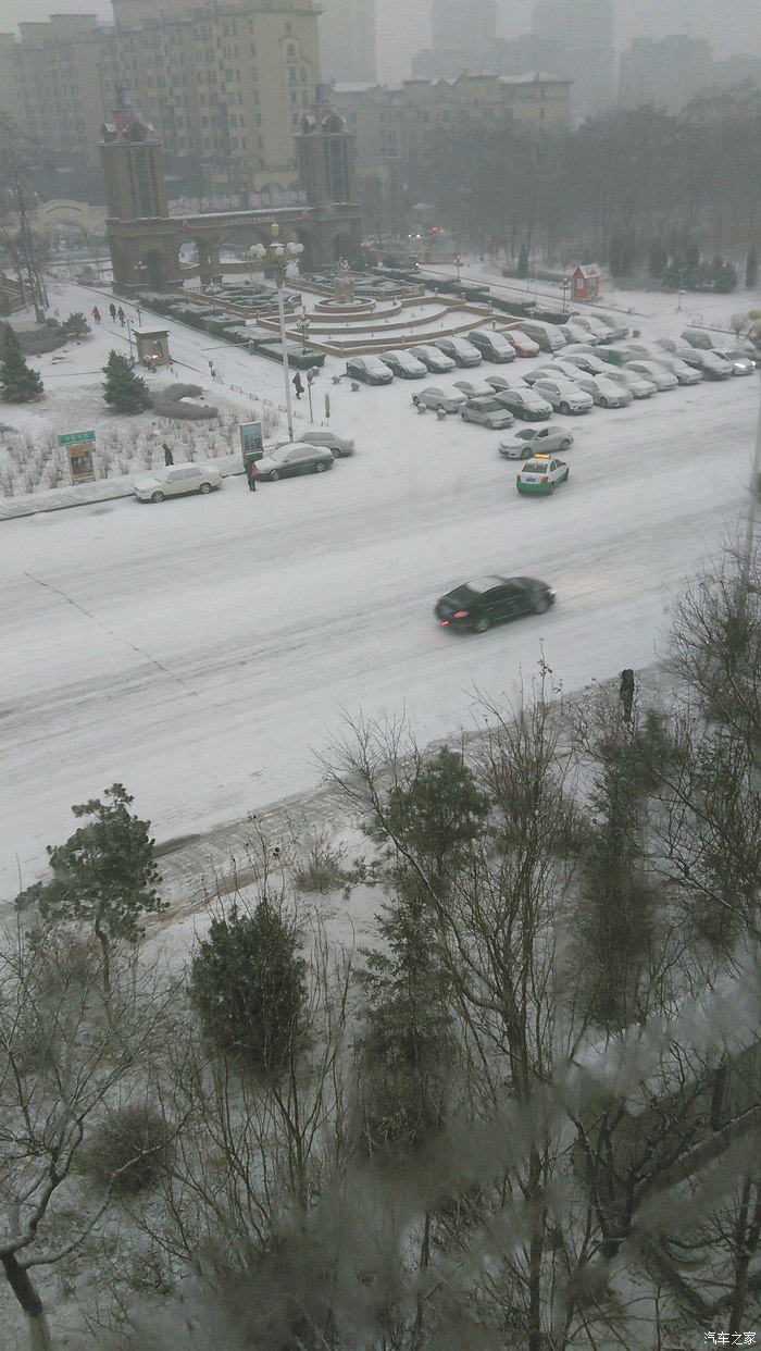 我的家乡辽宁盘锦下雪了