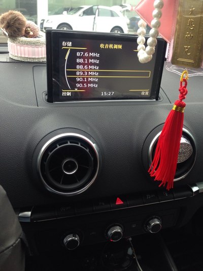 A3换显示屏的效果_奥迪A3论坛