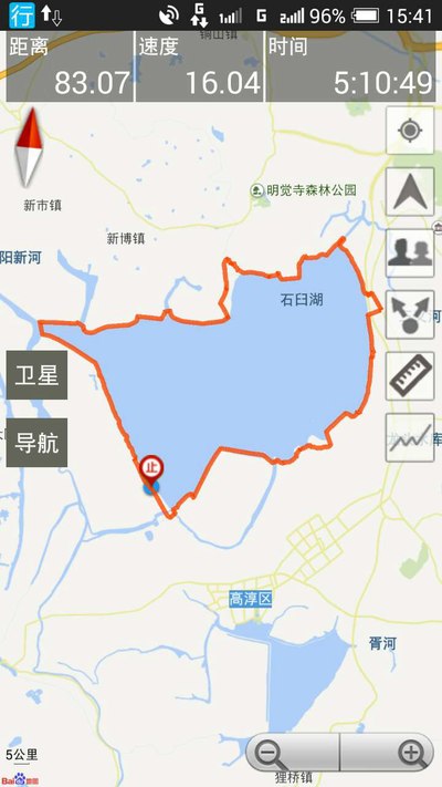 与汽车无关,远距离骑行之二:环游石臼湖