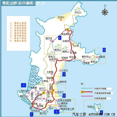 开着小五 上普陀山,看南海观音,走平安人生 !