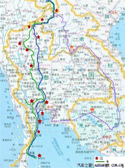 清莱,清迈,南邦国家大象公园,素可泰,大成(火车去曼谷),北碧,巴蜀海滩