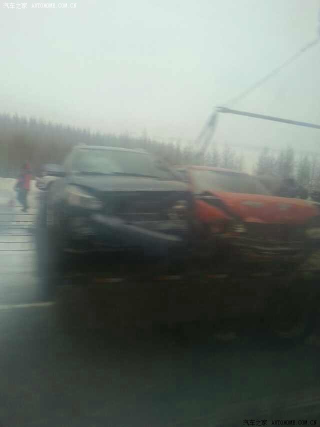 哈同高速事故,还有我回家的路况