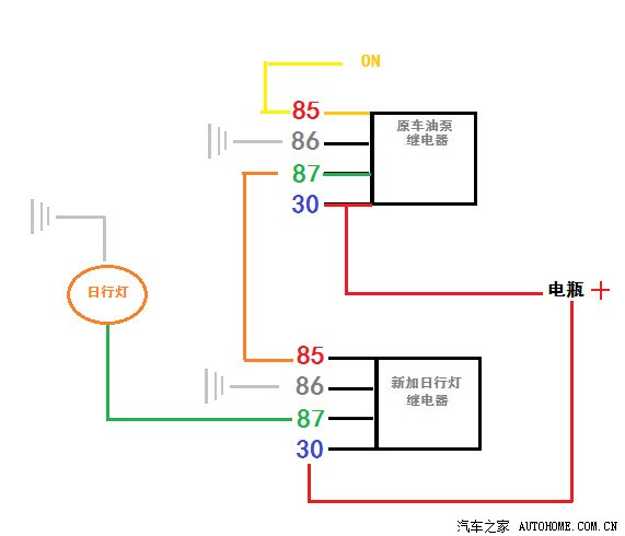 关于油泵继电器的电路问题