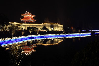 老东门 迎宾门 面宾阳楼 古城保存最完城楼 荆州古城标志性建筑