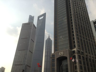 二十一世纪大厦,上海中心,环球金融中心,金茂大厦 ,浦东银行