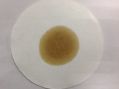 【图】用定性滤纸测了下机油,大家帮忙看看还