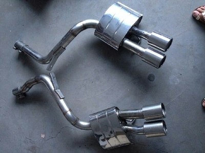 意大利tubi排气,尾端需要朋友看下_Panamera论