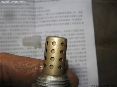 从颜色判断氧传感器中毒的原因