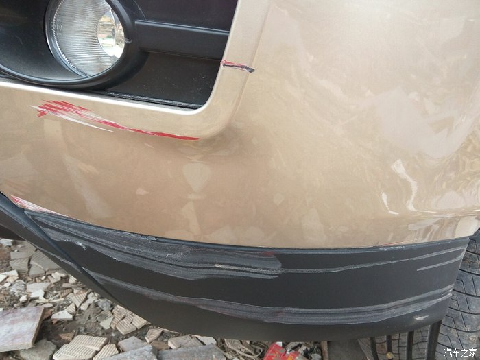 【图】新车一个月就挂消防栓了,求安慰。保险