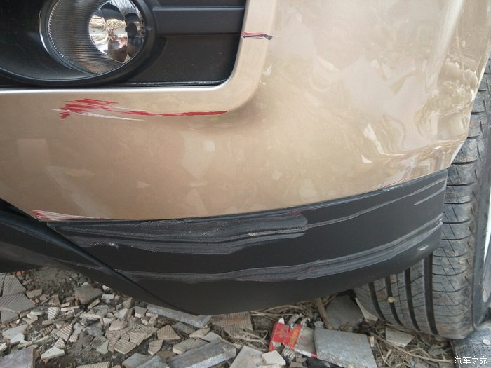 【图】新车一个月就挂消防栓了,求安慰。保险