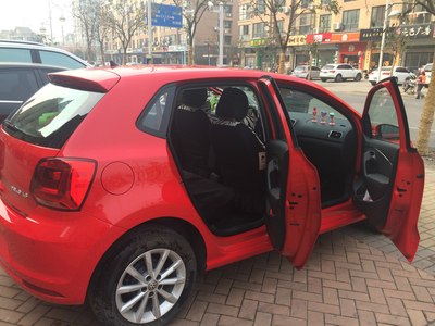 2014款大众Polo风格红1.6自动豪华版 交作业啦