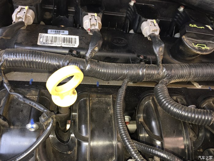 【图】S7一个半月发动机舱漏油_比亚迪S7论