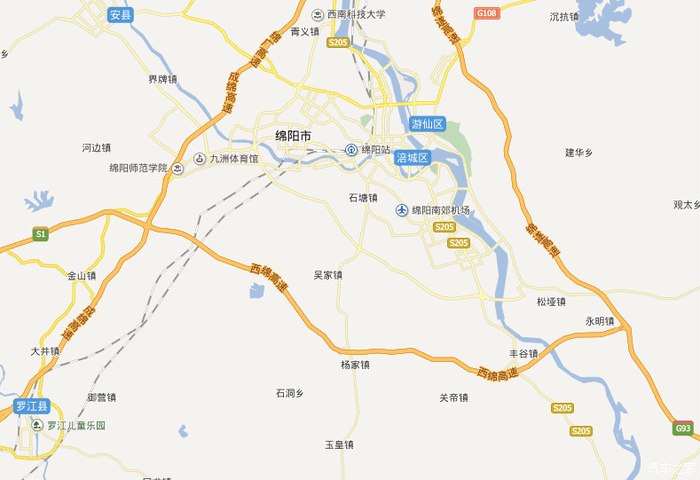 绵阳绕城高速南段通车了吗?(百度地图已经通车了)