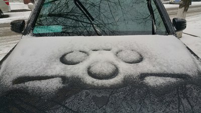 后来在下雪的时候又出现了.