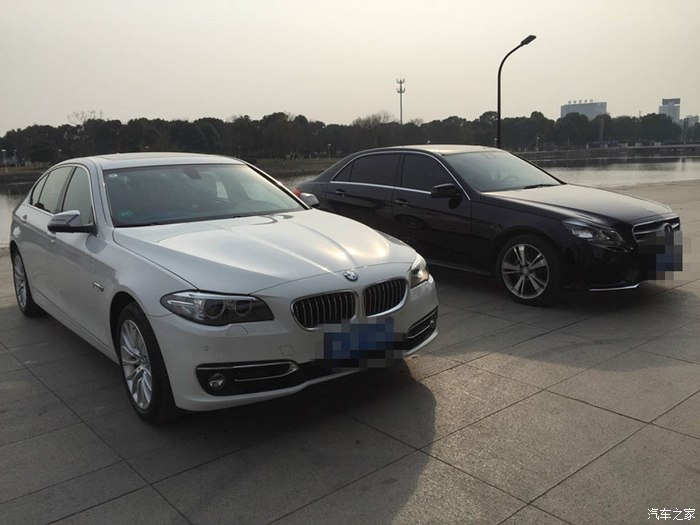 2015款奔驰e320l 4matic和2014款宝马528li 豪华设计套装提车记