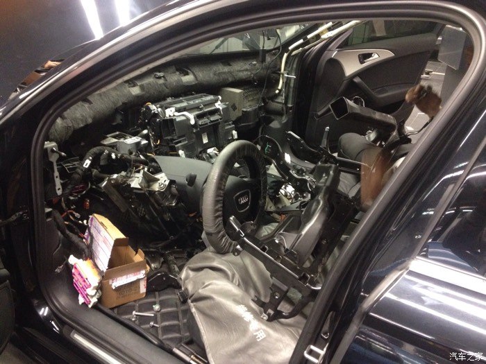 【图】空调异味 拆成这样真心疼_奥迪A6L论坛