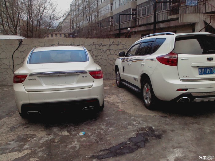 【图】太巧了,偶遇博瑞_豪情SUV论坛