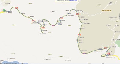 附龙泉山道路弯道图片1张