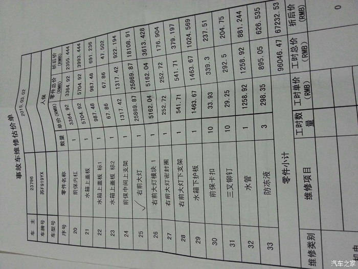 【图】求c200l各部件维修价格表~感激不尽_奔驰c级_之