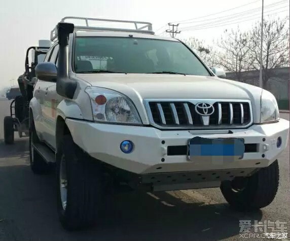 【图】丰田霸道120改装,帮顶