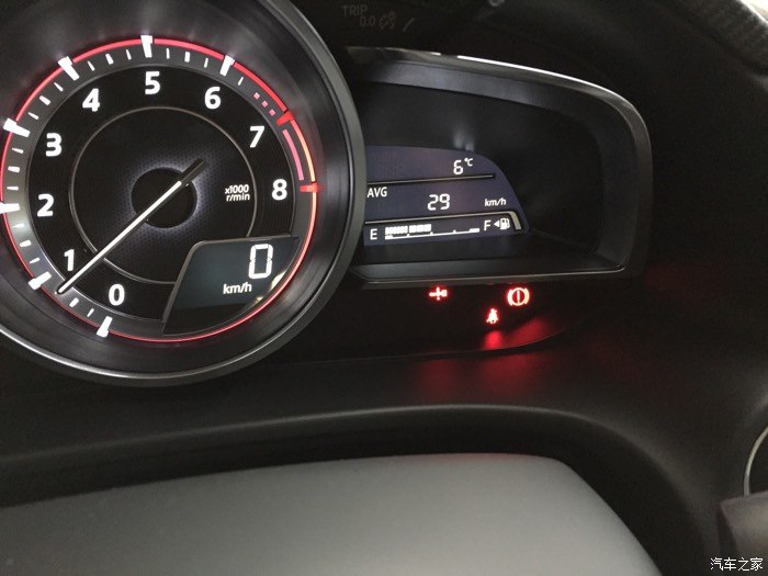 【图】车辆启动后钥匙红灯闪烁!有图_马自达3