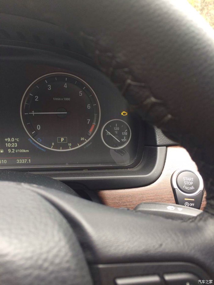 【图】发动机两黄灯了,还不到一万五啊_宝马5