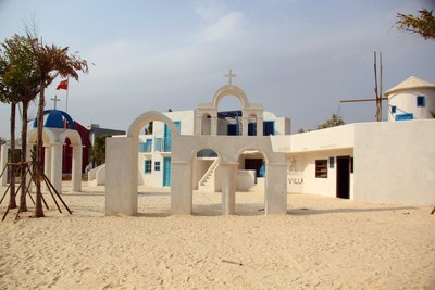 欧洲风情小镇及希腊爱琴海缩影,尽在昆明呈贡大渔公园。_赛欧论坛_手机汽车之家