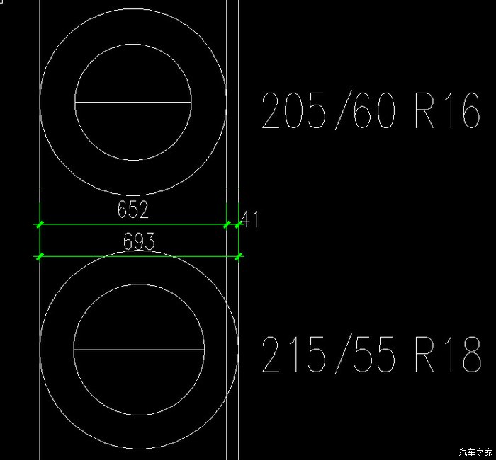 【图】215\/55 R18和205\/60 R16的区别_TRAX