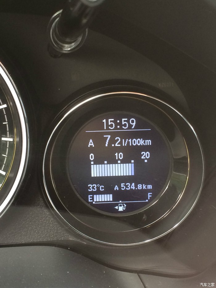 【图】XRV油耗._本田XR-V论坛