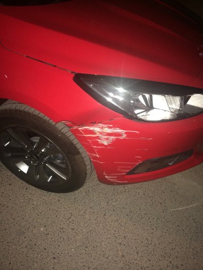 上图求鉴定…在线等新车刮蹭保险问题,坐标北