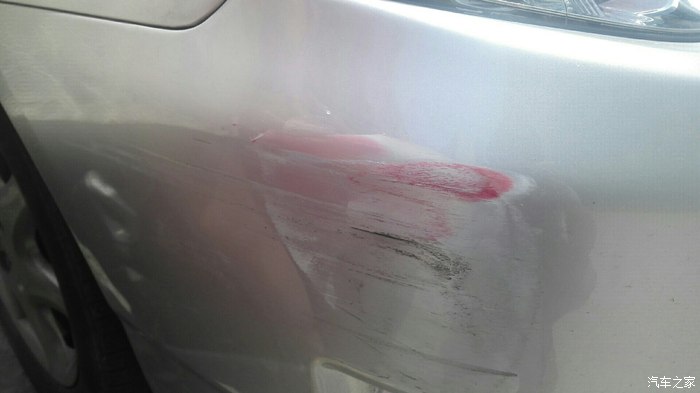 【图】车被蹭,对方不想走保险