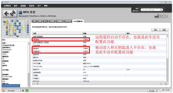 钥匙进入/一键启动系统和 远程遥控启动系统控制电脑,也是车高清图片