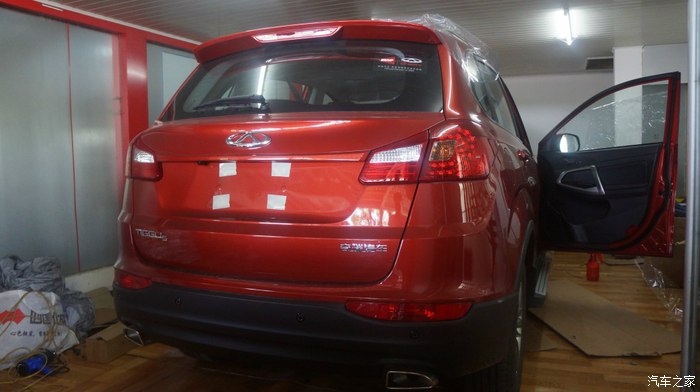 【图】1.5T瑞虎5贴膜+安装保险杠,一次到位!_