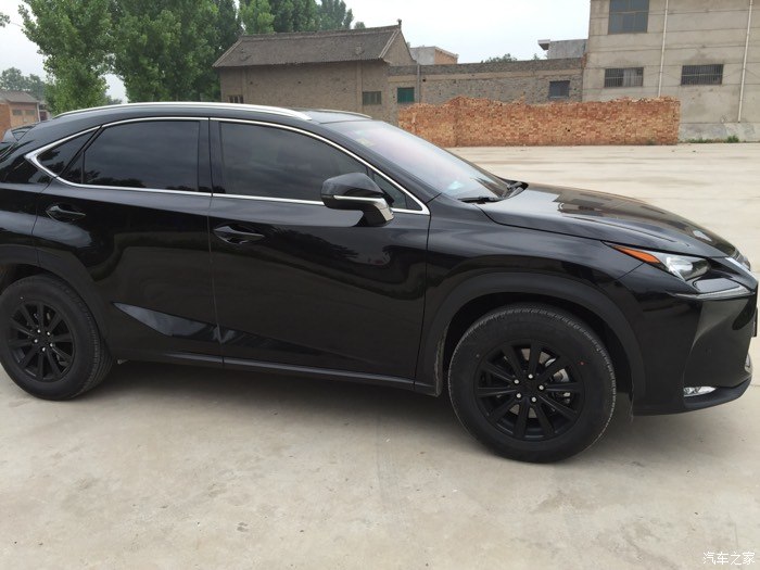 【图】黑色nx200 轮毂改色亚光黑 (一坨黑)… 轻