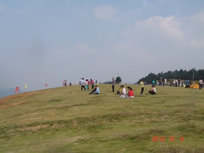 富阳永安山中国滑翔伞训练基地