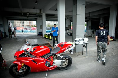 苏州志合重机摩托车俱乐部20150614南京万驰赛道体验