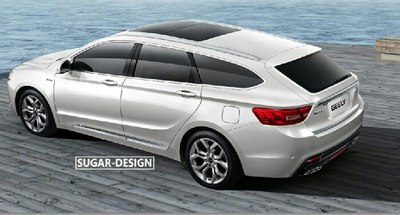 去临沂跑业务,偶然发现博瑞两厢车