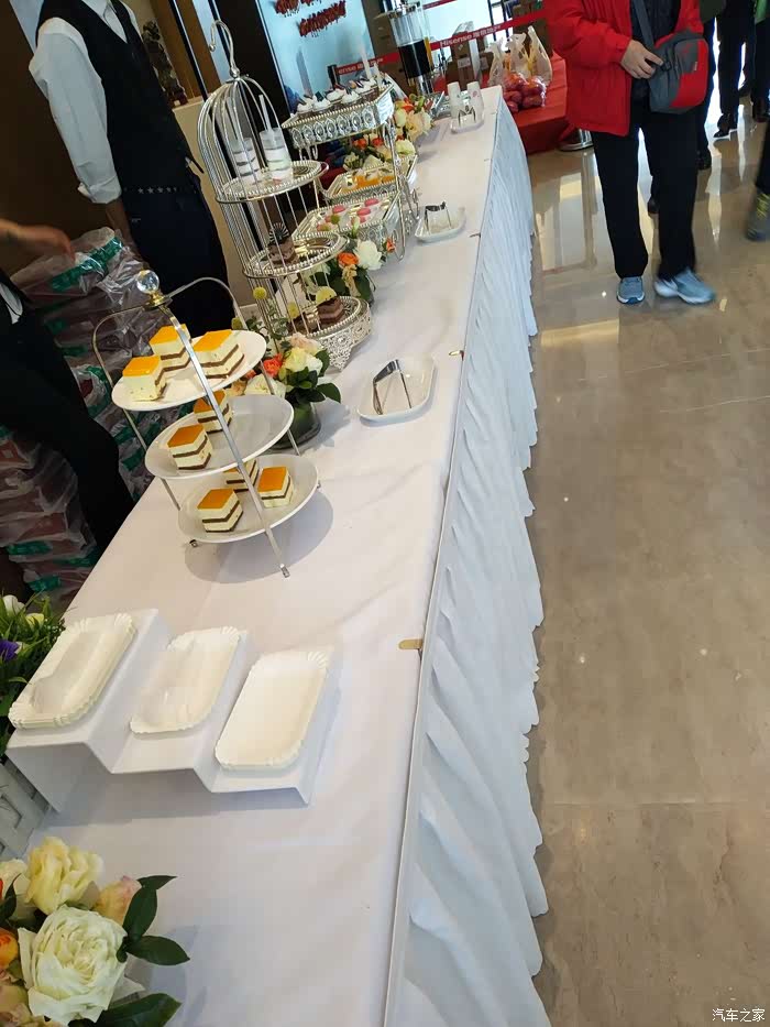 售楼处的小吃摊.开玩笑,开发商给准备的小点心,虽然是多但是挺挺.