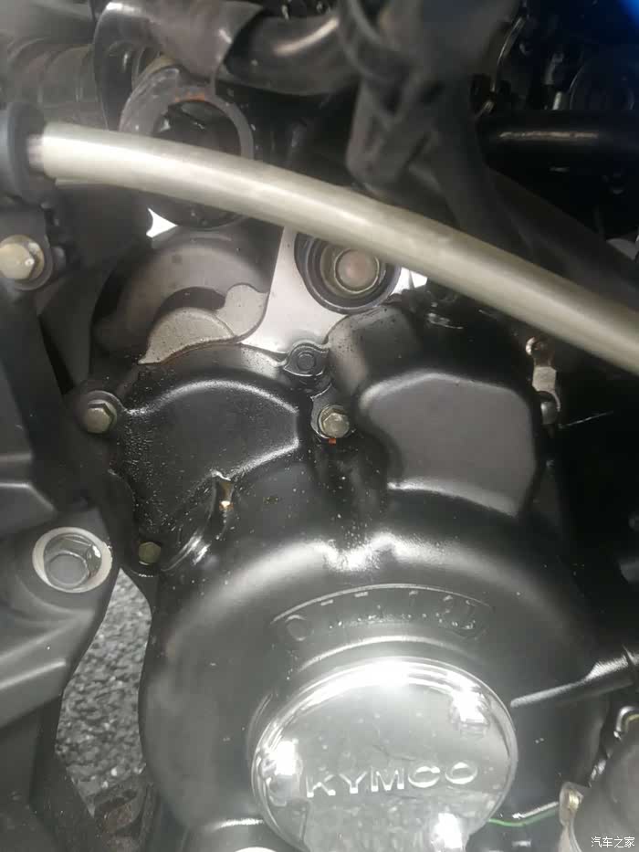 【图】光阳300漏机油,请教大神指教!_摩托车论坛_汽车之家论坛