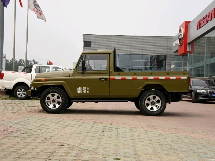 战旗皮卡2017款汽油铁单排(绿色)那里有新车现货_战旗皮卡论坛_汽车之
