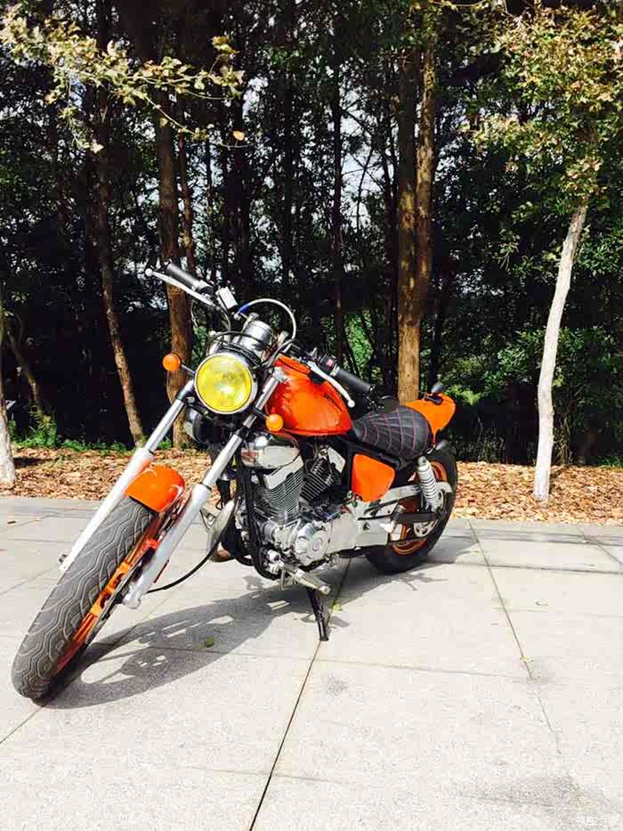 雅马哈天王xv125变身250