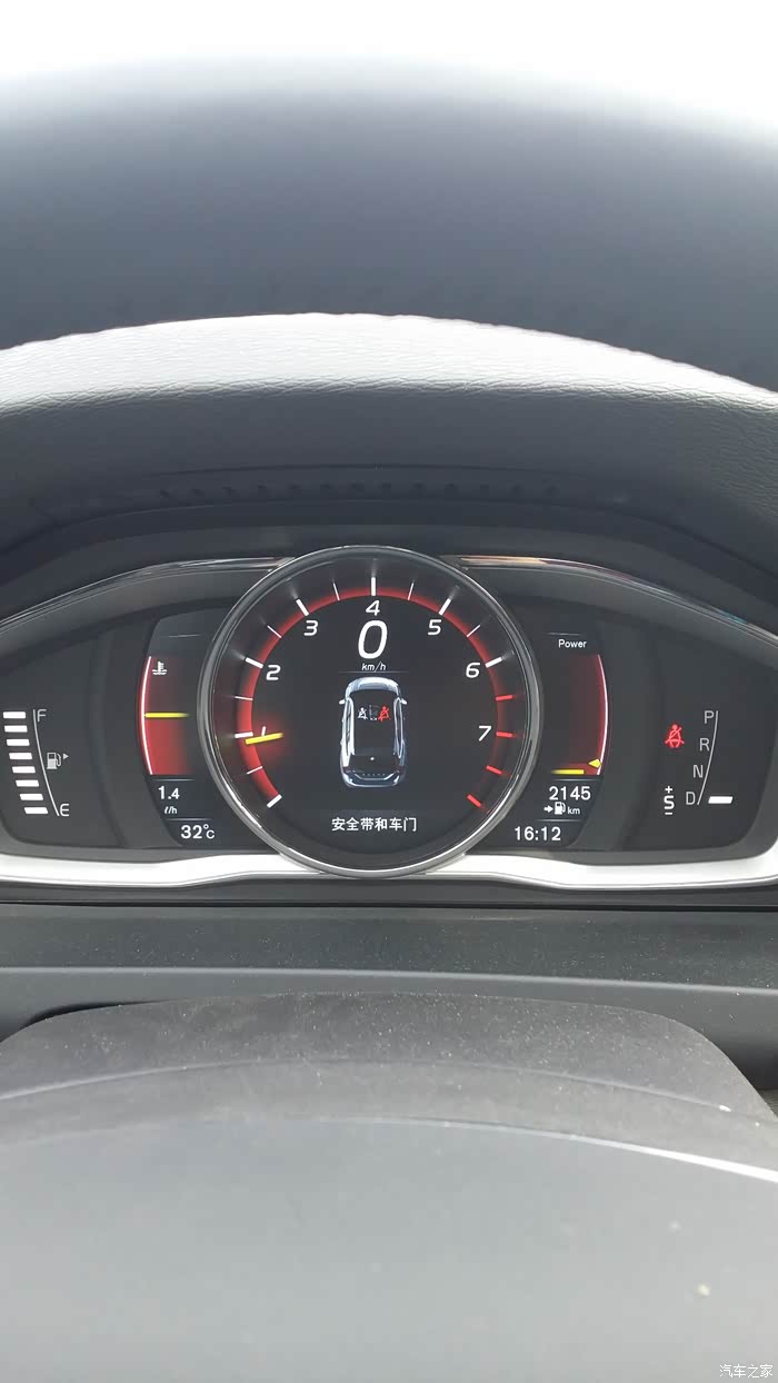 【图】大家看一看我的仪表显示是不是不正常了_沃尔沃s60论坛_汽车之