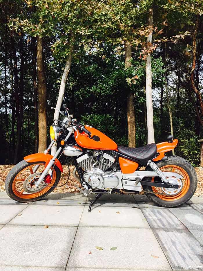 雅马哈天王xv125变身250